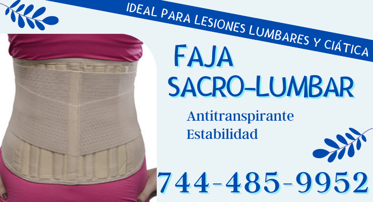 Faja Sacro Lumbar en Acapulco Diamante