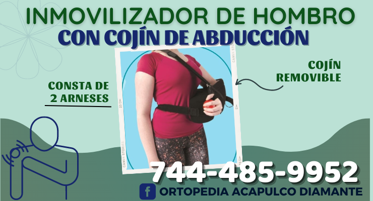 Inmovilizador de Hombro con Cojín de Abducción en Acapulco Diamante