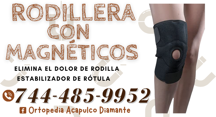 Rodillera con Magnéticos en Acapulco Diamante