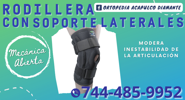 Rodillera con Soporte Lateral en Acapulco Diamante